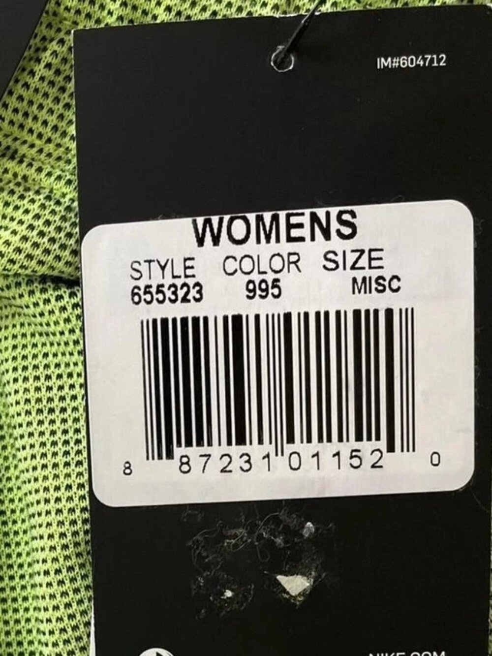 Nike 655323-995 Standard Fit Drawstring Training Green Shorts Women's Size M NWT - Picture 6 of 8